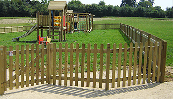 Palisade / picket style fencing